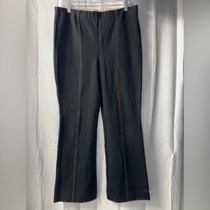 Anthropologie The Essential Cropped Flare Trousers Size M